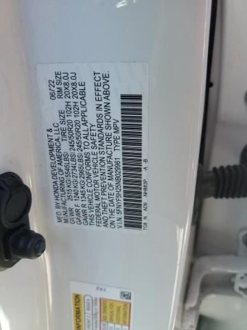 2022 HONDA PILOT SE 5FNYF5H25NB029961