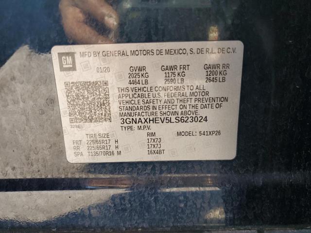 2020 CHEVROLET EQUINOX LS - 3GNAXHEV5LS623024