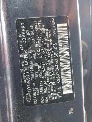2019 HYUNDAI TUCSON SE KM8J2CA46KU869355