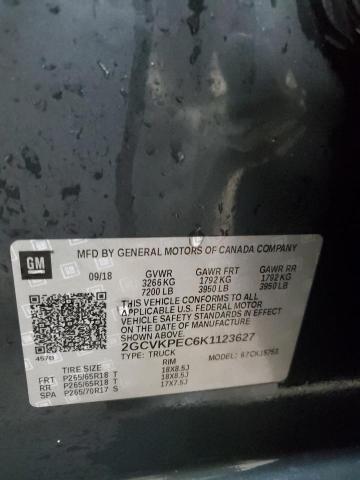 2019 CHEVROLET 1500 2GCVKPEC6K1123627