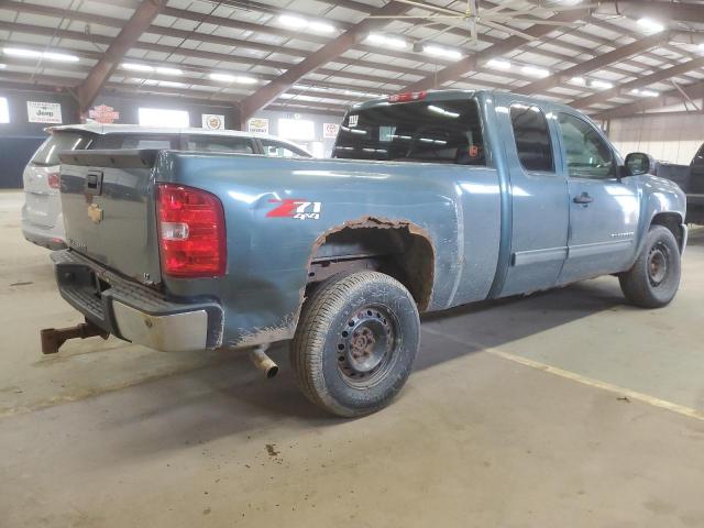 CHEVROLET SILVERADO 2013 blue 4dr ext flexible fuel 1GCRKSE77DZ267561 photo #4