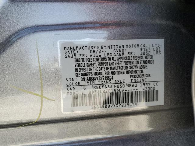 2025 NISSAN SENTRA S - 3N1AB8BVXSY219694