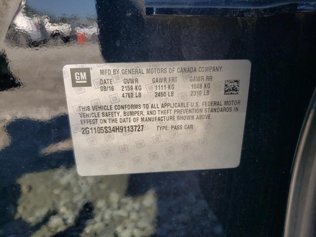 2017 CHEVROLET IMPALA LT - 2G1105S34H9113727