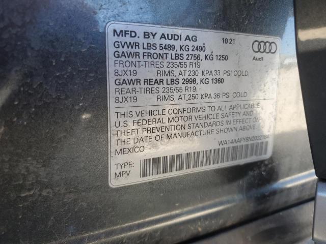 2022 AUDI Q5 SPORTBA - WA14AAFY8N2032184