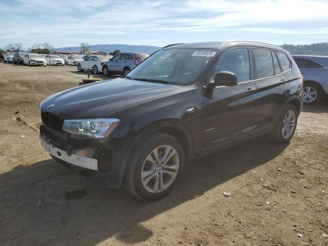 BMW X3 XDRIVE3 2016 black  gas 5UXWX7C59G0S15648 photo #1