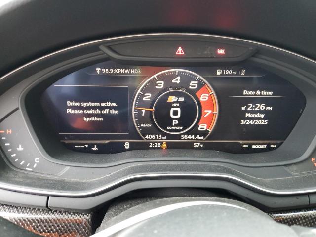 2018 AUDI S5 PRESTIG WAUR4AF54JA036352
