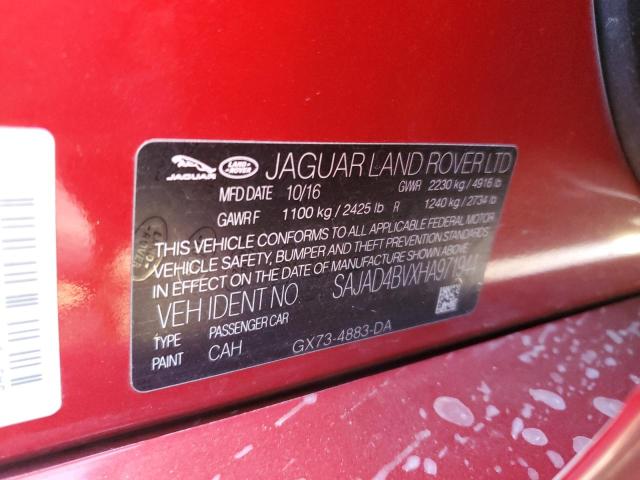 2017 JAGUAR XE PREMIUM SAJAD4BVXHA971944