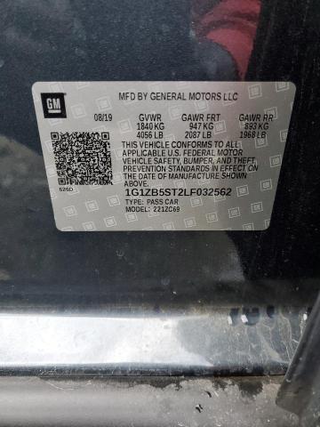 2020 CHEVROLET MALIBU LS - 1G1ZB5ST2LF032562