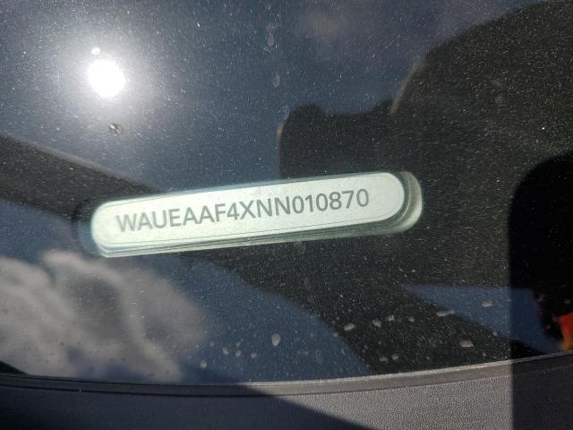 2022 AUDI A4 PREMIUM WAUEAAF4XNN010870