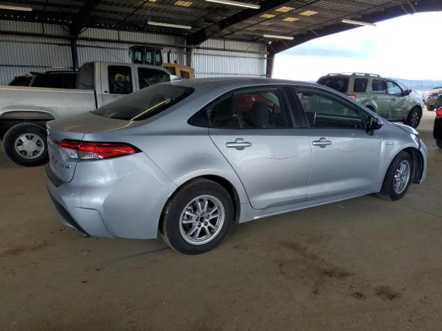 TOYOTA COROLLA LE 2020 silver  hybrid engine JTDEBRBE8LJ022789 photo #4