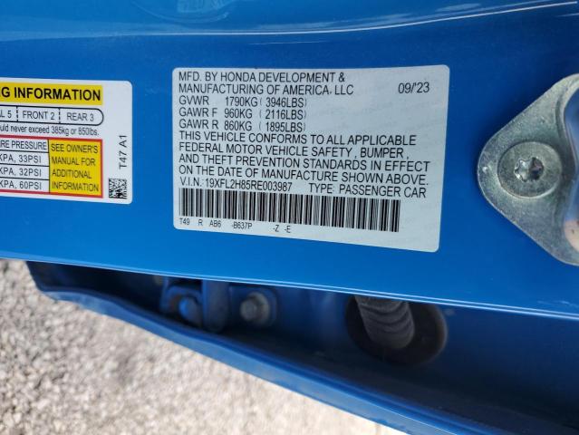 2024 HONDA CIVIC SPOR - 19XFL2H85RE003987