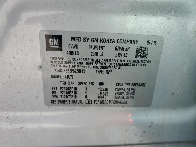 2015 BUICK ENCORE CON - KL4CJFSB2FB220615