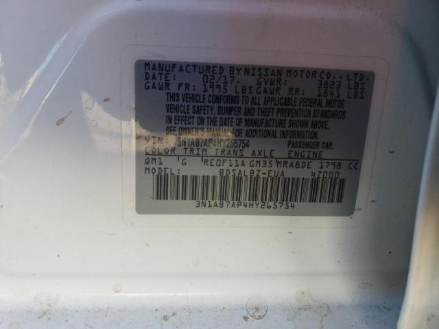 2017 NISSAN SENTRA S - 3N1AB7AP4HY265754