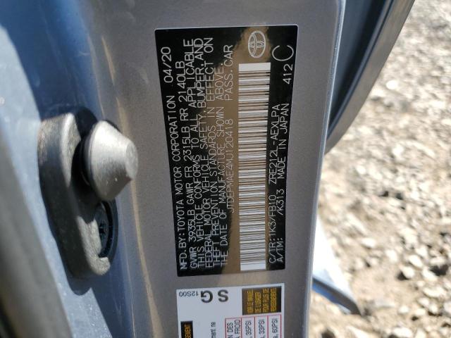2021 TOYOTA COROLLA LE - JTDEPMAE4MJ120418