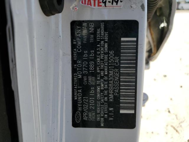 2021 HYUNDAI VENUE SE - KMHRB8A30MU115006