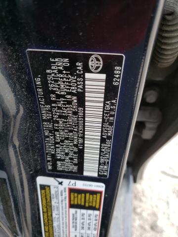 2017 TOYOTA CAMRY LE - 4T1BF1FK9HU691809