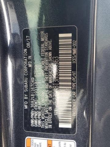 2017 SUBARU BRZ 2.0 PR JF1ZCAB13H9605363