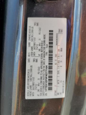 2015 FORD F150 SUPER - 1FTEX1EP9FKE77164