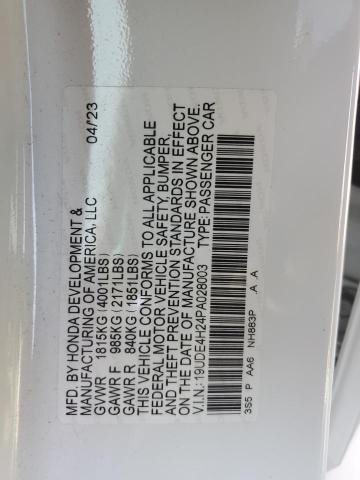2023 ACURA INTEGRA 19UDE4H24PA028003