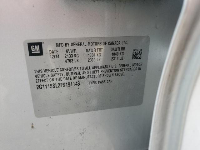 2015 CHEVROLET IMPALA LT 2G1115SL2F9191143