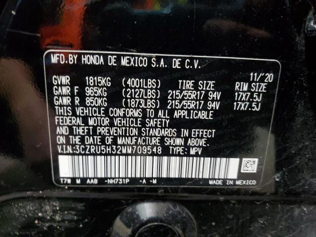 2021 HONDA HR-V LX - 3CZRU5H32MM709548