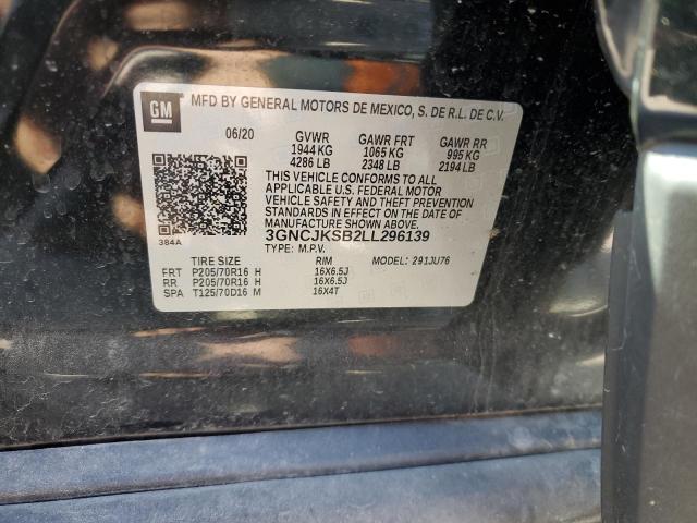 2020 CHEVROLET TRAX LS - 3GNCJKSB2LL296139