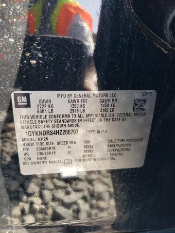 2017 CADILLAC XT5 LUXURY - 1GYKNDRS4HZ268797