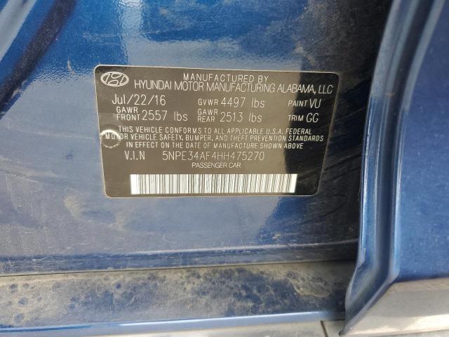 2017 HYUNDAI SONATA SPO - 5NPE34AF4HH475270