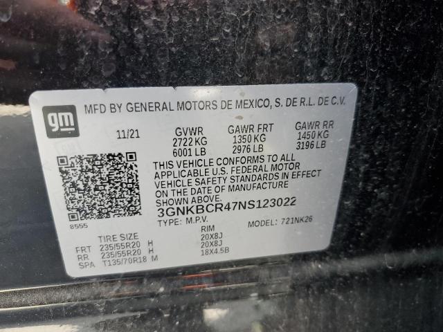 2022 CHEVROLET BLAZER 2LT - 3GNKBCR47NS123022