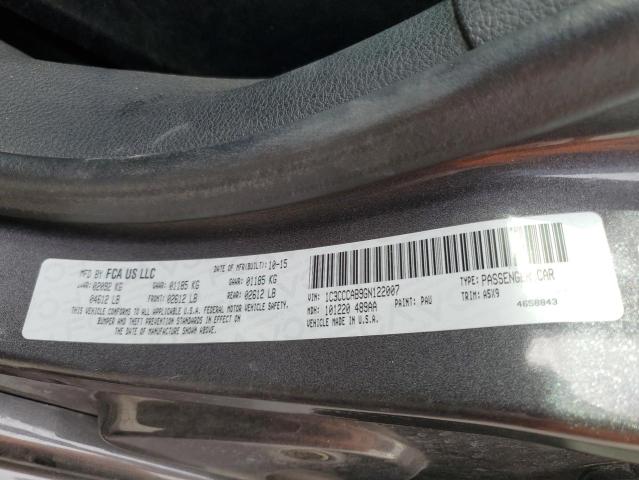 2016 CHRYSLER 200 LIMITE - 1C3CCCAB9GN122007