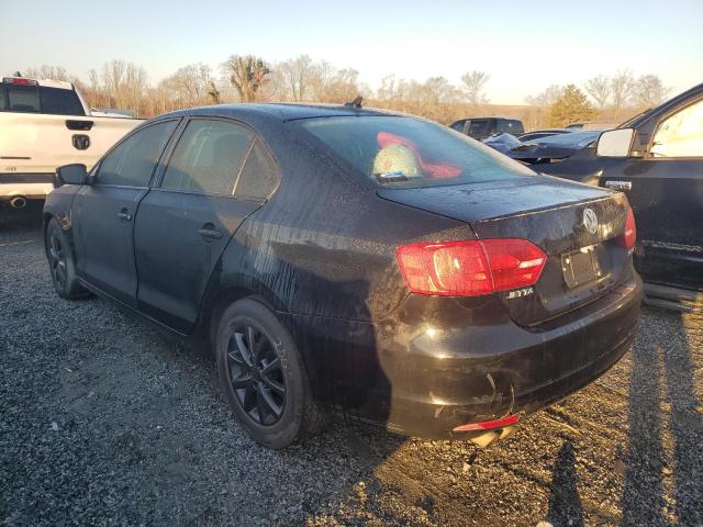 VOLKSWAGEN JETTA SE 2012 black sedan 4d gas 3VWDP7AJXCM369556 photo #3