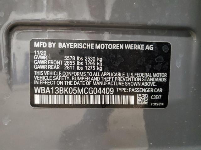 2021 BMW M550XI - WBA13BK05MCG04409