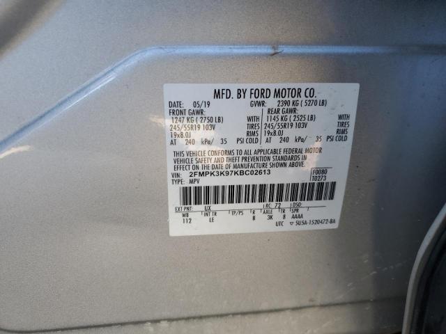 2019 FORD EDGE TITAN - 2FMPK3K97KBC02613