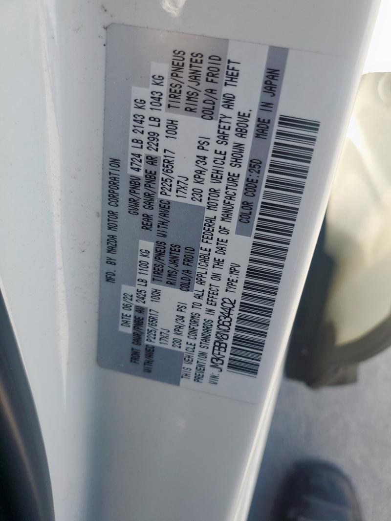 2022 MAZDA CX-5 SELEC - JM3KFBBM8N0634402