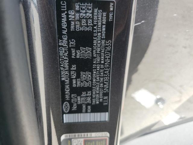2022 HYUNDAI TUCSON SEL - 5NMJB3AE9NH071635