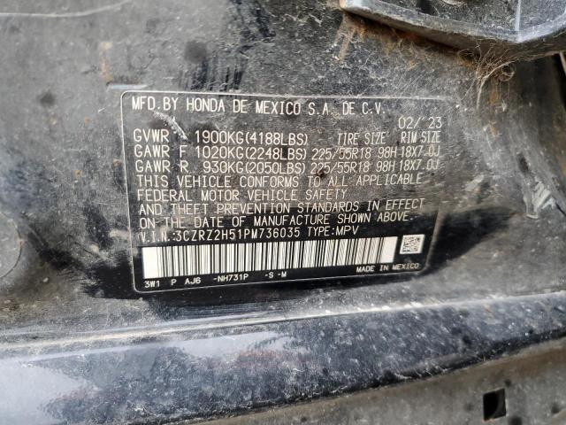 2023 HONDA HR-V SPORT - 3CZRZ2H51PM736035