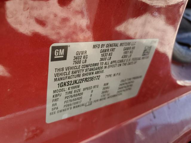 2015 GMC YUKON XL D - 1GKS2JKJ2FR236172