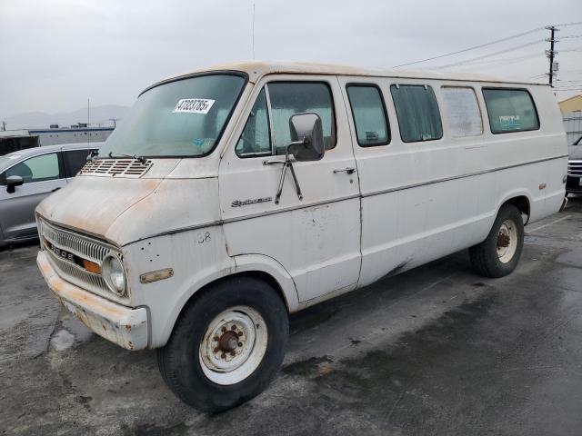 DODGE B300 1973 white   B37BF3X131674 photo #1