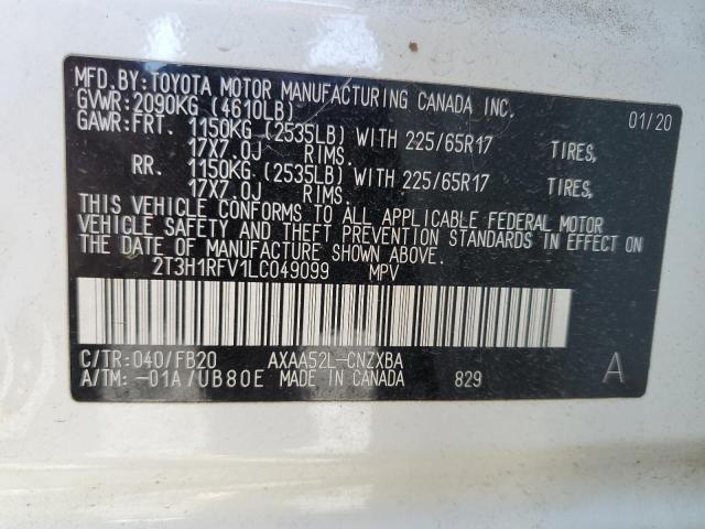 2020 TOYOTA RAV4 LE - 2T3H1RFV1LC049099