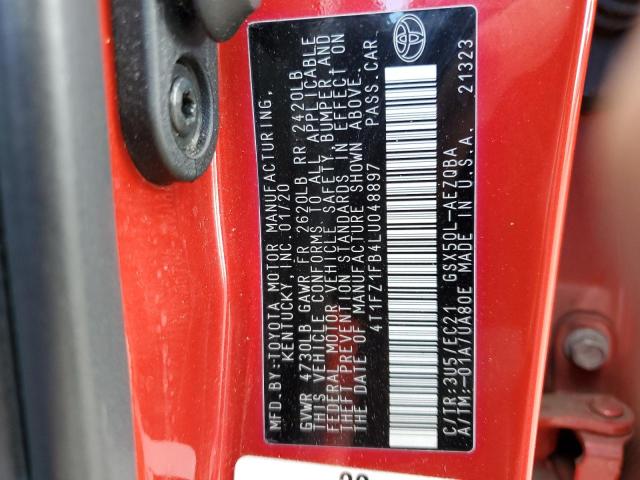 2020 TOYOTA AVALON XSE 4T1FZ1FB4LU048897