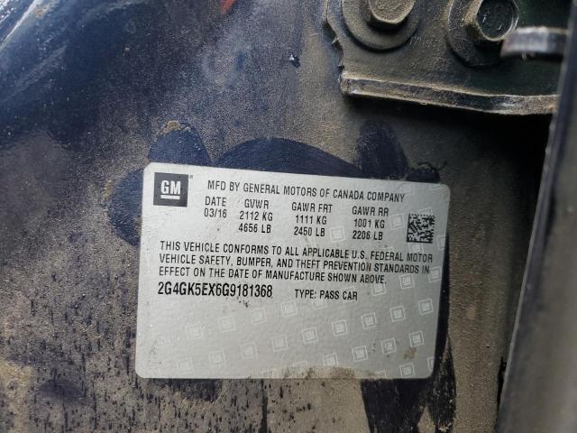 2016 BUICK REGAL 2G4GK5EX6G9181368