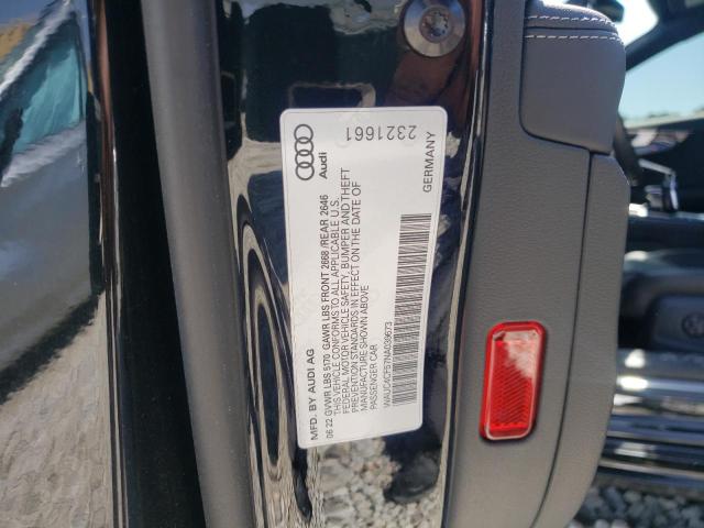 2022 AUDI S5 PREMIUM WAUC4CF57NA039673