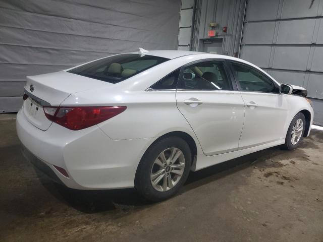 HYUNDAI SONATA GLS 2014 white  gas 5NPEB4AC2EH865286 photo #4