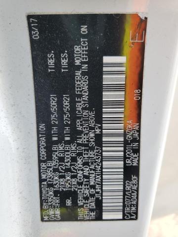 2017 LEXUS LX 570 JTJHY7AX1H4243737