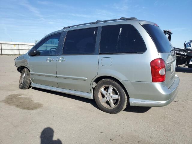 MAZDA MPV WAGON 2003 green  gas JM3LW28A730355358 photo #3