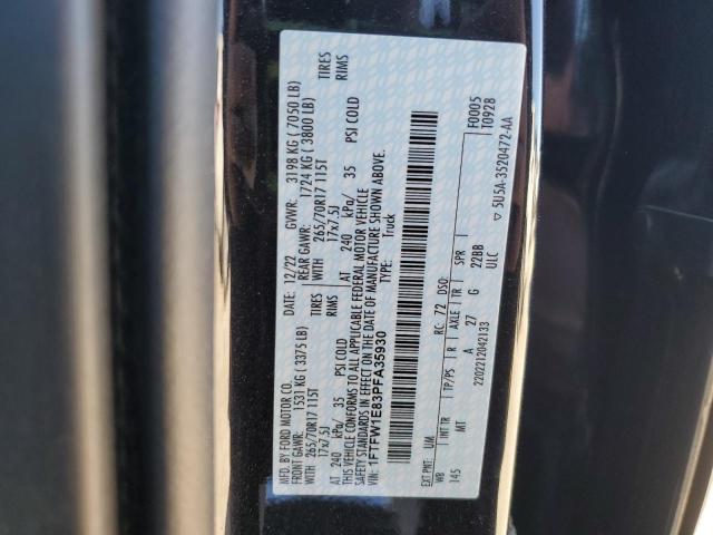 2023 FORD F150 SUPER - 1FTFW1E83PFA35930