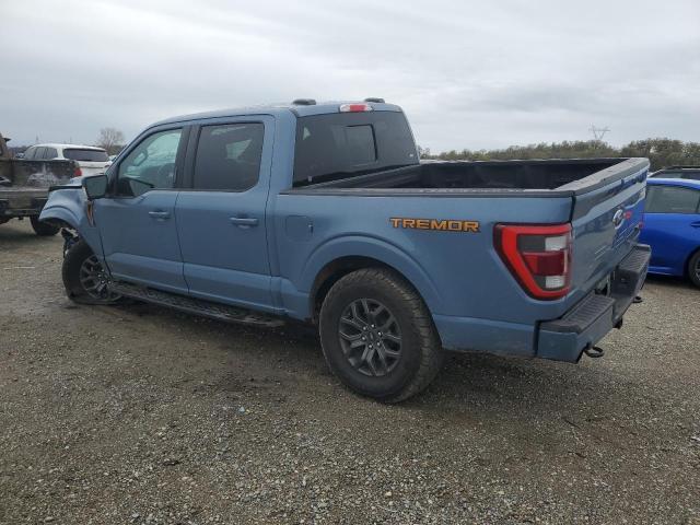 FORD F150 SUPER 2023 blue  gas 1FTEW1E86PFB82075 photo #3