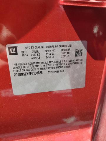 2015 BUICK REGAL PREM 2G4GN5EX0F9158688
