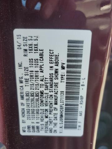 2015 HONDA CR-V LX - 5J6RM4H36FL071139