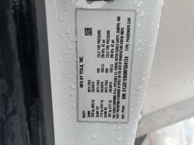 2021 TESLA MODEL 3 - 5YJ3E1EB6MF004124